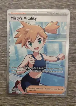 Pokemon TCG: Misty's Vitality 111/084 Ultra Rare - Pitch Black (NM) English - Image 1