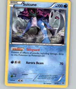 Suicune 20/101 Rare Plasma Blast Pokemon Near Mint NM - Image 1