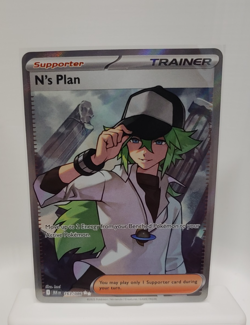 N's Plan 163/086 | Sv: Black Bolt | Holo Pokemon TCG NM - Image 1