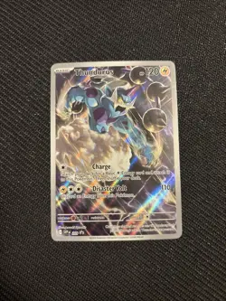 Pokemon Black Bolt Promo Thundurus #209 SVP EN Black Star Promo - Image 1