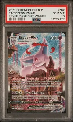 PSA 10 Espeon VMAX 202 Promo Pokemon TCG Tournament Winner Alt Art - Image 1