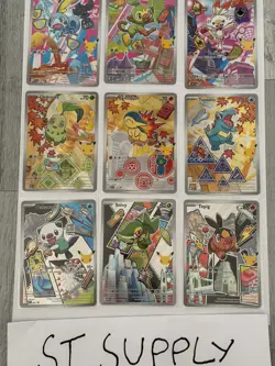 Pokemon First Partner Illustration Collection Series 2 Set of 9 MINT - Image 3