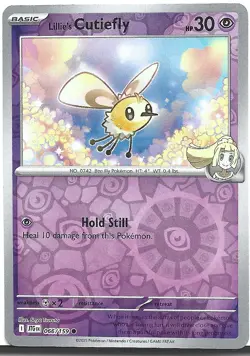 Lillies Cutiefly Reverse Holo - JTG: 066/159 - NM Pokemon - Image 1