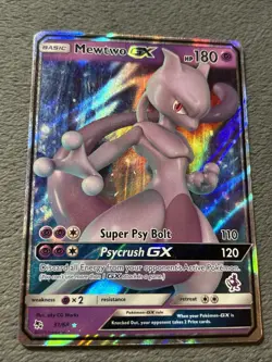 Mewtwo GX 31/68 Pokemon Card Battle Academy Mewtwo Stamp Holo 2019 - Image 2