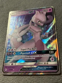Mewtwo GX 31/68 Pokemon Card Battle Academy Mewtwo Stamp Holo 2019 - Image 4