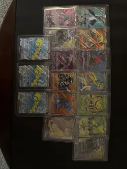 Pokemon Full Art Card Lot, 16 Cards, Nidoking, Persian, Zoroark, Genesect, Etc. - Image 1