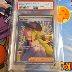 The Pokemon Company Sv: Black Bolt N's Plan 170/086 SIR Holo PSA 10 EN - Image 1