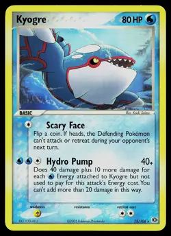 Pokemon Card - Kyogre Emerald 15/106 Rare Non-Holo - Image 1