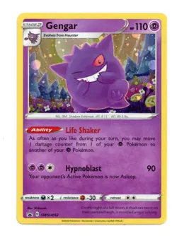 Gengar SWSH052 Promo Holo Sword & Shield Promo Pokemon LP - Image 1