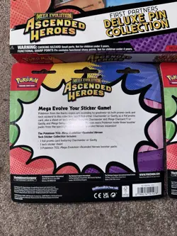 Pokemon Mega Evolution Ascended Heroes First Partners Deluxe Pin Collection Case - Image 5