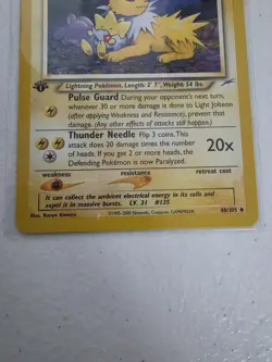 LIGHT JOLTEON - 48/105 - Neo Destiny - Uncommon - Pokemon Card - Image 4