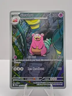 Slowbro - 090/084 Illustration Rare - Pitch Black Pokemon Holo TCG - Image 1