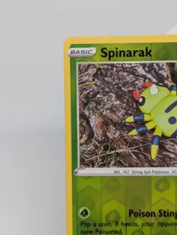 Spinarak (Ditto Stamped) 006/078 Common Pokemon GO Pokemon Reverse Holo LP - Image 4