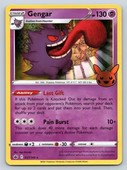 GENGAR 057/198 HOLO PROMO TRICK OR TRADE BOOSTER POKEMON HOLO LP - Image 1