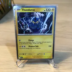 Thundurus Reverse Holo - 033/086 - SV: Black bolt Pokemon TCG - Image 1