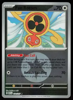 Fan Rotom (Energy Symbol ) 171/217 Ascended Heroes Pokemon Reverse Holo NM - Image 1