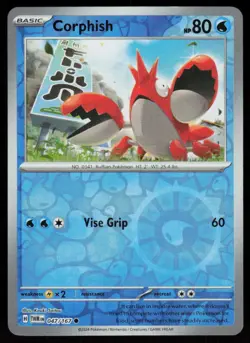 Corphish 047/167 Common Twilight Masquerade Pokemon Reverse Holo Near Mint - Image 1