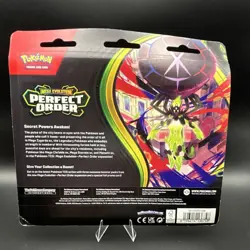 Pokemon TCG Mega Evolution Perfect Order 3-Pack Blister Chikorita Promo English - Image 2