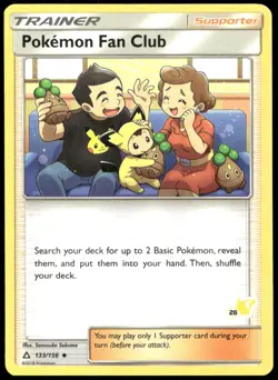 Pokemon Fan Club (#28 Pikachu Stamped) 133/156 Promo Battle Academy Pokemon NM - Image 1