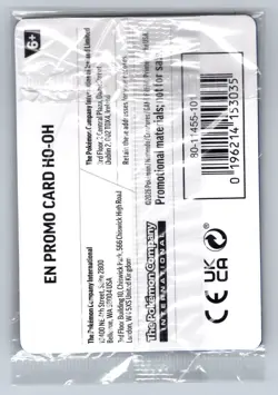 Pokemon Ho-Oh 10/86 Chaos Rising Gamestop Stamped Exclusive Holo Promo (SEALED) - Image 2