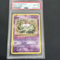 The Pokemon Company PSA 7 Mew 53/108 Evolutions Holo Rare Holo EN 2016 - Image 2