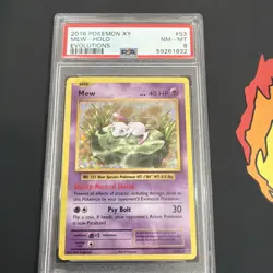 The Pokemon Company PSA 7 Mew 53/108 Evolutions Holo Rare Holo EN 2016 - Image 4