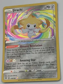 Jirachi 119/185 Swsh04: Vivid Voltage Holo Pokemon Single - Image 2