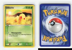 CHIKORITA 55/101 HIDDEN LEGENDS POKEMON TCG LP - Image 3