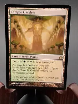 Temple Garden Return to Ravnica MTG Regular Moderately Played - Image 1