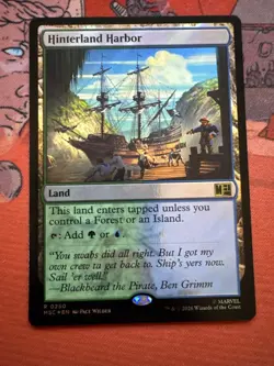 Hinterland Harbor (Surge Foil) 250 Holo Commander: Marvel Super Heroes NM - Image 1