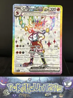 Pokemon Card Cinderace ex 157/142 Stellar Crown Ultra Rare Near Mint - Image 1