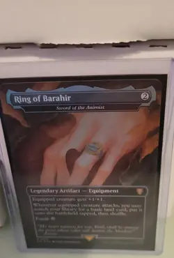 Ring of Barahir - Sword of the Animist (Borderless) Commander: Middle-Earth Foil - Image 1