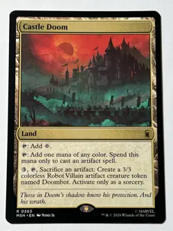 Castle Doom 263 MTG Marvel Super Heroes 2026 Near Mint Non Foil Rare Land - Image 4