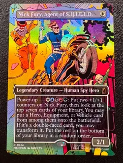 FOIL - Nick Fury, Agent of S.H.I.E.L.D. (Borderless) (0314) Marvel Super Heroes - Image 1