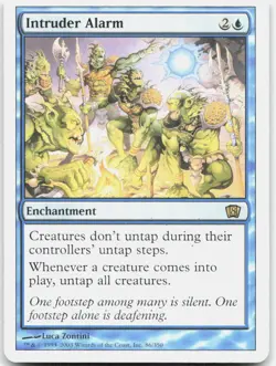 Intruder Alarm 86 Rare 8th Edition Magic: The Gathering Lightly Played - Image 1