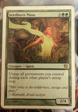Magic the Gathering MTG Seedborn Muse (270) Ninth Edition MP Commander greeen - Image 1