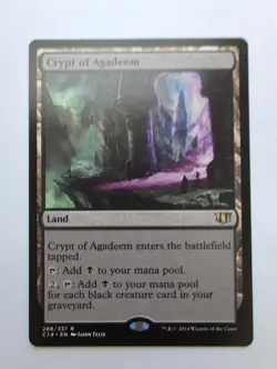MTG Crypt of Agadeem (C14) Commander 2014 Regular Rare 288/337 - Image 1