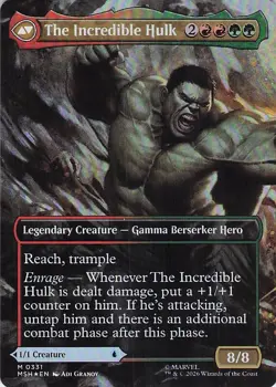Bruce Banner (Borderless) (0331) Marvel Super Heroes Foil - Image 2