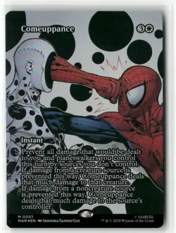 MTG Comeuppance 0001 Foil (Borderless) Marvel Universe Eternal-Legal NM MAR - Image 1