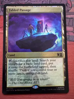Fabled Passage (Surge Foil) 242 Holo Commander: Marvel Super Heroes NM - Image 1