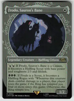 Frodo, Sauron's Bane (Showcase) 304 Universes Beyond Foil NM - Image 1