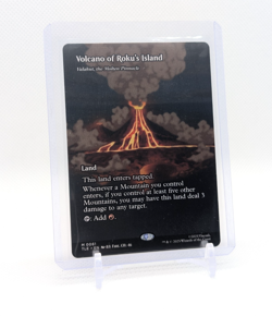 MTG - Volcano of Roku's Island - Borderless Mythic #61 - Avatar TLE NM - Image 1