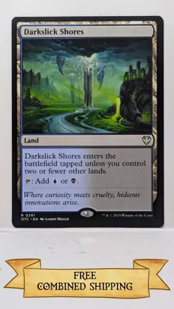 Darkslick Shores Commander: Outlaws of Thunder Junction Regular - Image 1