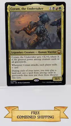 Coram, the Undertaker Commander: Modern Horizons 3 Regular - Image 1