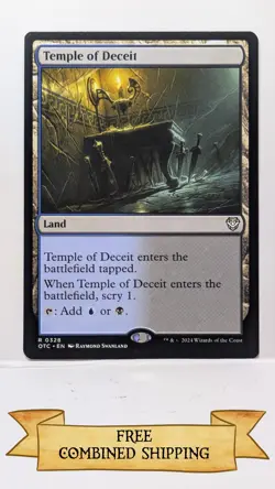 Temple of Deceit Commander: Outlaws of Thunder Junction Regular - Image 1