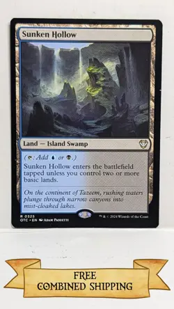 Sunken Hollow Commander: Outlaws of Thunder Junction Regular - Image 1