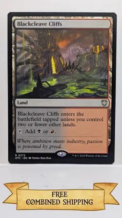 Blackcleave Cliffs Commander: Outlaws of Thunder Junction Regular - Image 1