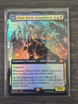 Emet-Selch, Unsundered (Extended Art) (Borderless FOIL) LP Final Fantasy MTG - Image 1