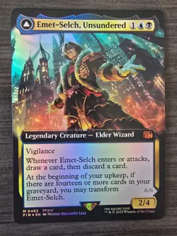 Emet-Selch, Unsundered (Extended Art) (Borderless FOIL) LP Final Fantasy MTG - Image 3