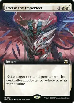 Excise the Imperfect - Extended Art MOC NM MTG - Image 1